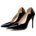 Patent Leather Pointed Toe Stiletto Pumps