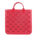 Gucci GG Monogram Rubber Pink Tote  #5273