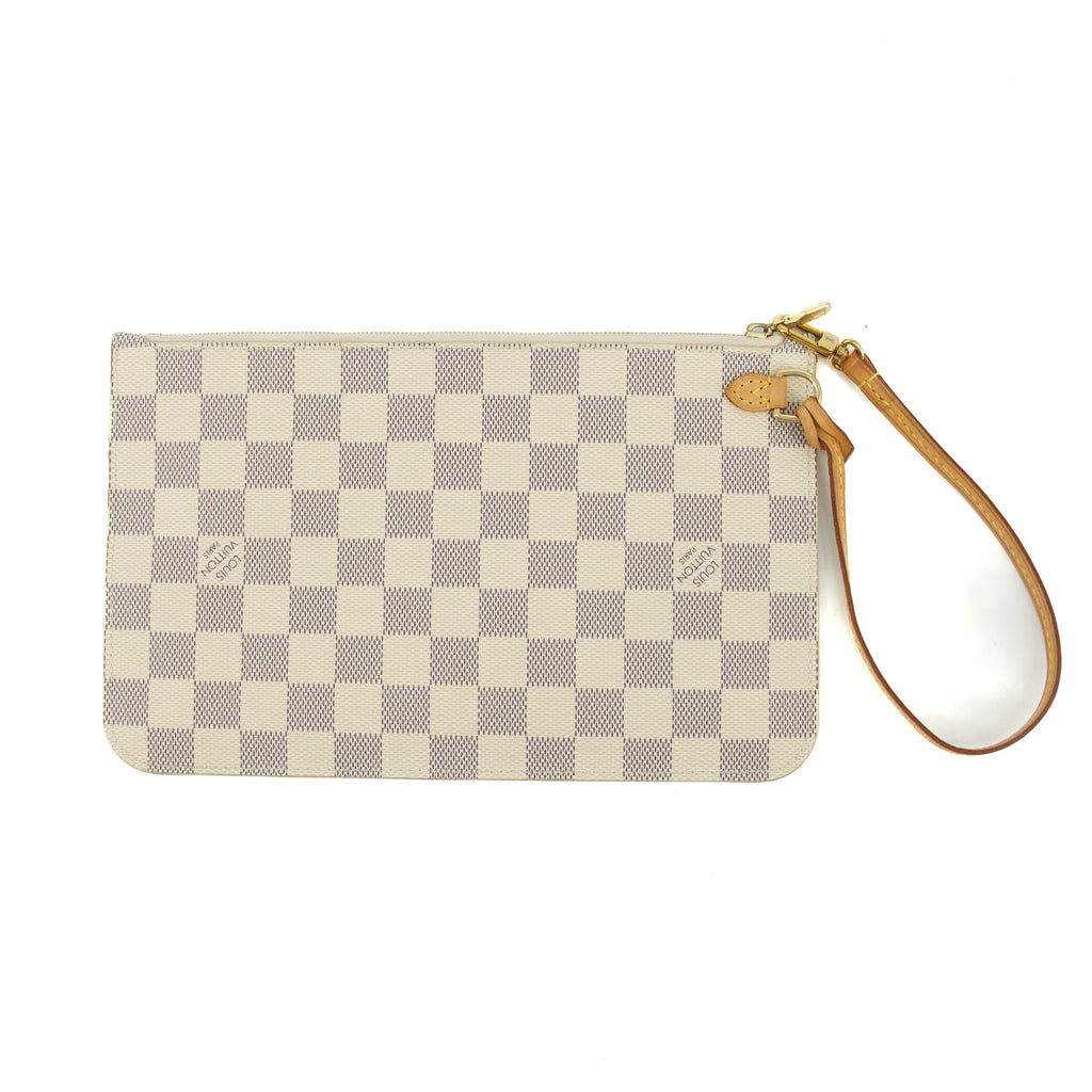 Louis Vuitton Damier Azur White Insert Pouch #9264