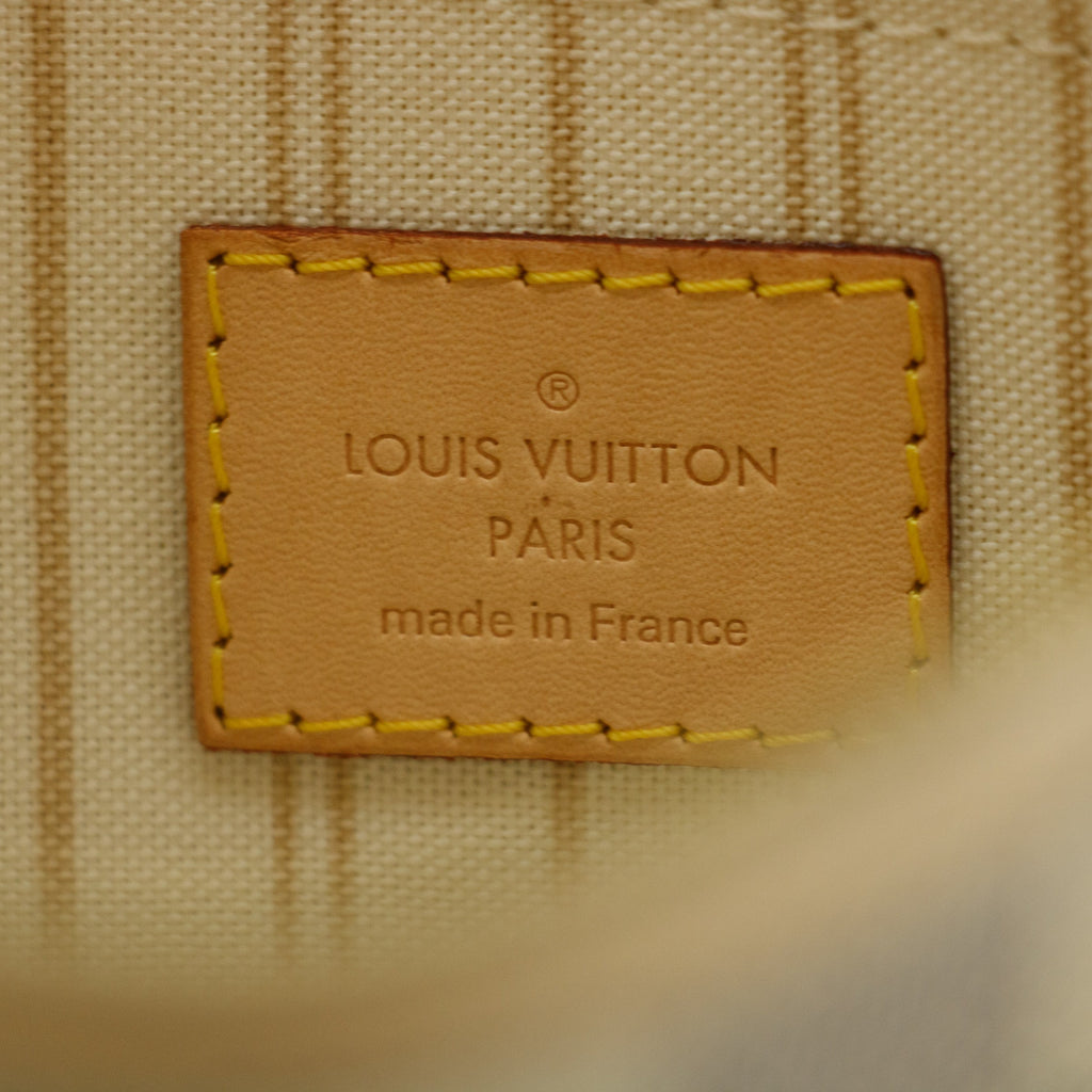 Louis Vuitton Damier Azur White Insert Pouch #9264