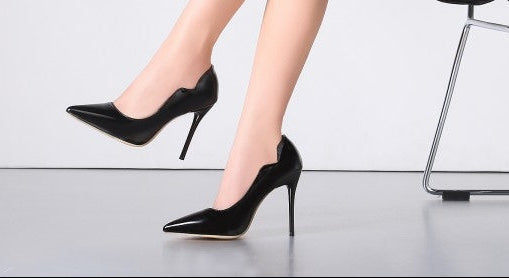 Patent Leather Pointed Toe Stiletto Pumps