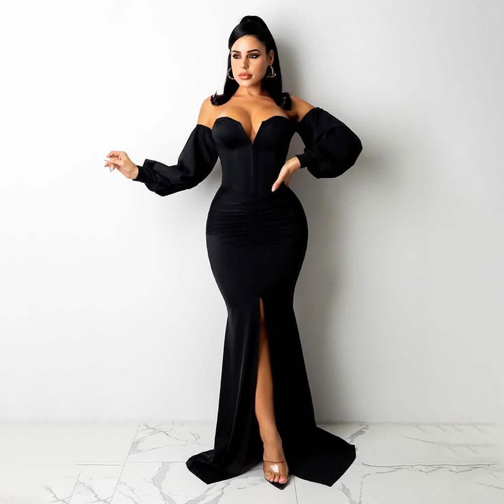 Sexy Off Shoulder Bodycon Party Dress