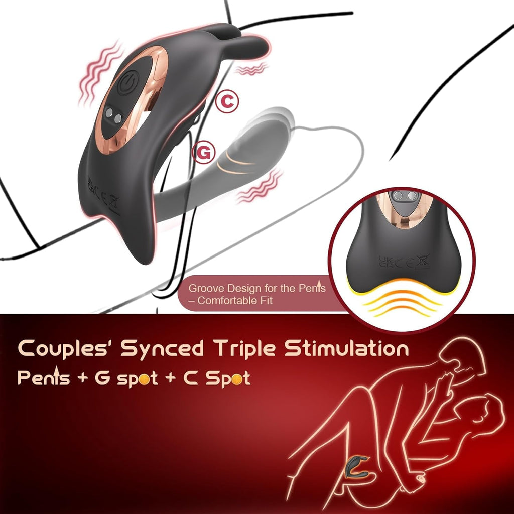 SyncLush Wearable Couples Vibrator App Control