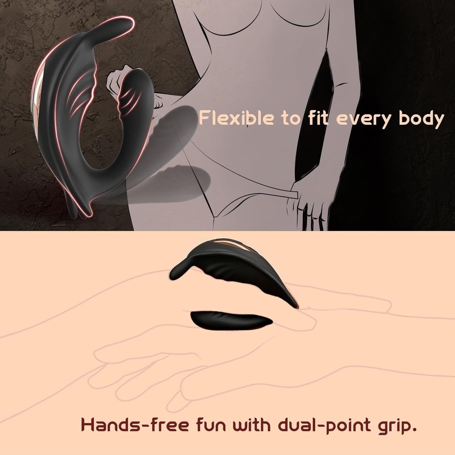 SyncLush Wearable Couples Vibrator App Control