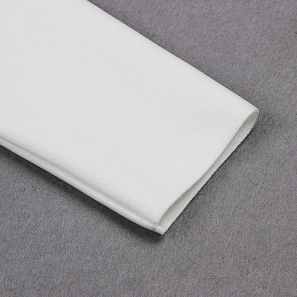 White High Neck Chest Scheming Hip Short Skirt