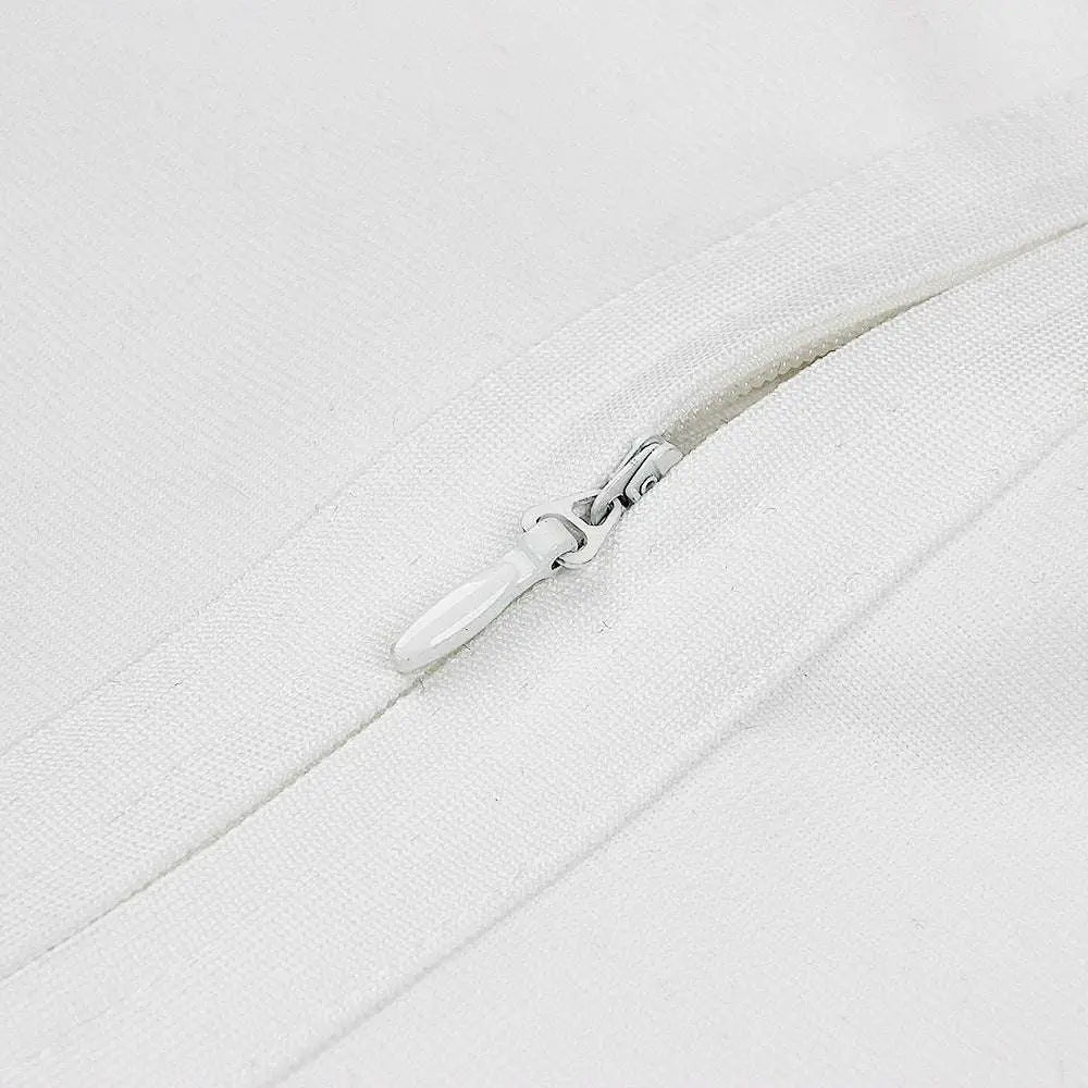 White High Neck Chest Scheming Hip Short Skirt